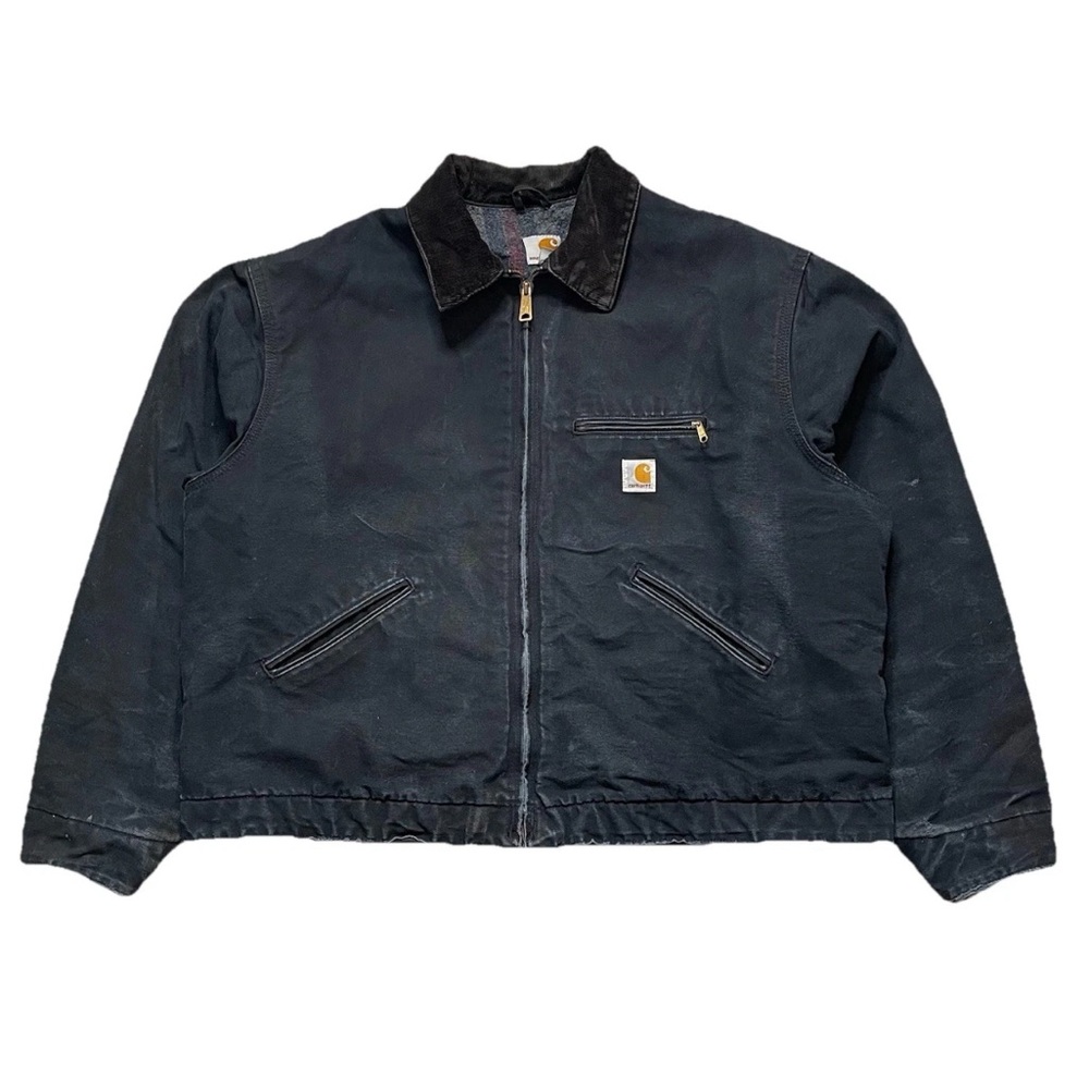 Carhartt Detroit Jacket J001 W/ Blanket Lining Black 2X USA